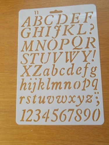 Plastic alphabet letter - plastic,