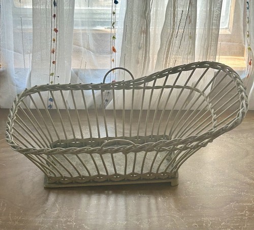 Antique rustic woven wicker - rustic,