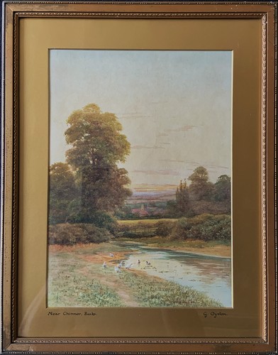 Landscape watercolour painting - landscape,