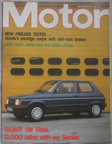 Motor magazine march - magazine,