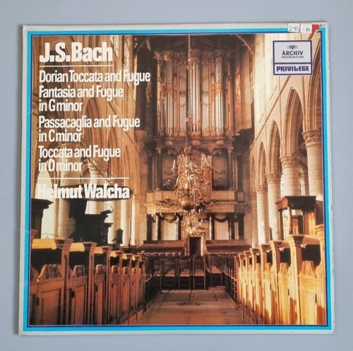 Vintage bach organ works - js,