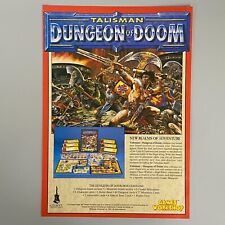 TALISMAN DUNGEON OF DOOM GAMES WORKSHOP CITADEL 1994 VINTAGE RETRO ADVERT