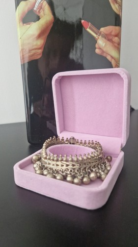 Vintage indian silver metal - vintage,