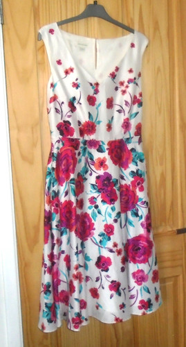 Ivory pink floral summer fit - ivory/pink,