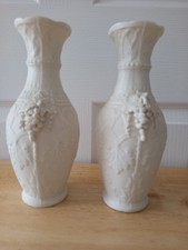 Vintage 2 x PARIAN WARE BISQUE