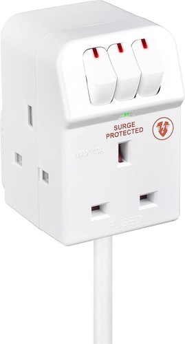 Masterplug three socket surge - ,