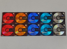 10 Used SONY Color MiniDiscs 74 min Good Condition BB1