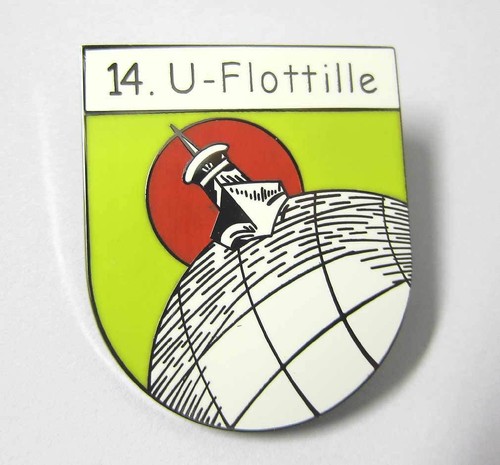 German boat cap badge 14th - u-boat,