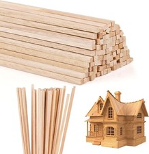 Balsa Wood Sticks, 100 PCS