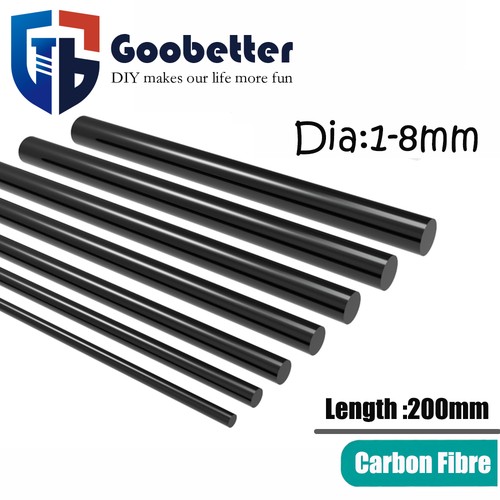200mm length pultruded - 200mm, carbon