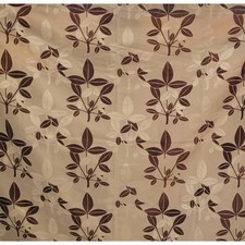 Two Brown With Motifs Lined