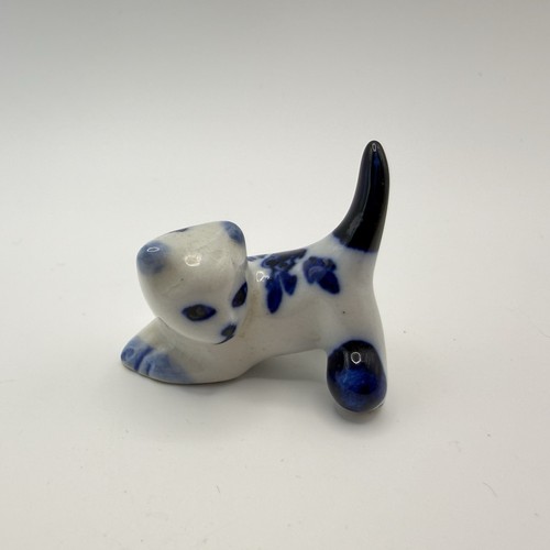 Vtg delft style blue white - style,