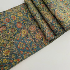 Teal Karakusa #C 7x57 Vintage