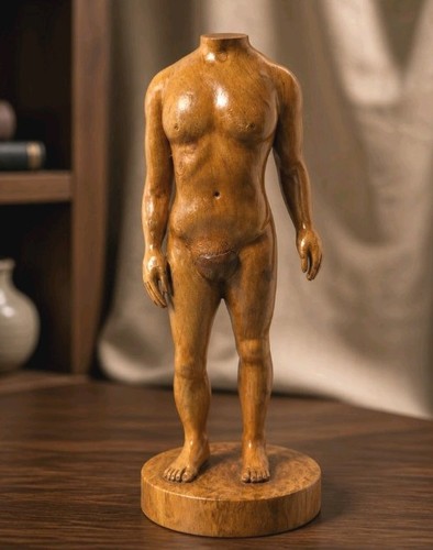 Vintage hand carved figure - hand,