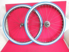 Quando 700c Pair Alloy Aero Wheels, Alloy Aero Rim, 700 x 23c, 8 Speed Shimano