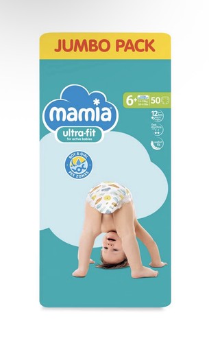 Mamia size ultra fit baby - size,