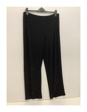 Saloos Collection Black High Waisted Trousers XL 30in Leg 31in Waist UK 14-16