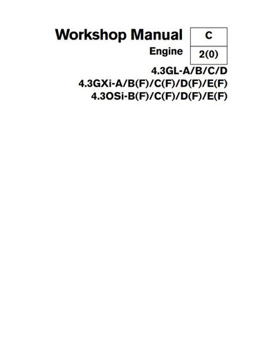 Volvo penta 3gl 3gxi - 4.3gl, 4.3gxi