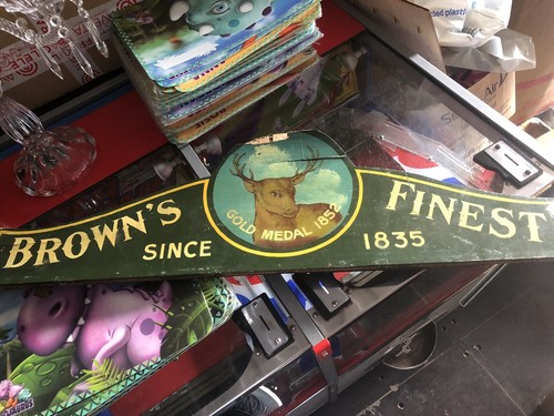 Vintage wooden browns - wooden, 'browns