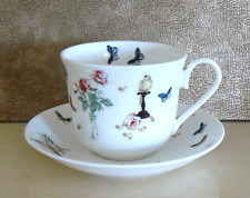 NINA CAMPBELL - CUP & SAUCER - PERROQUET by Roy Kirkham - Excellent
