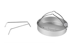 Tower Pressure Cooker 2 Way Steam Basket Tray 18. 5cm Wide Stainless Steel