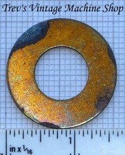 3/4 solid brass imperial washers, 1 1/2in or 1 5/8in OD, 0.072in thick, Qty 2-10