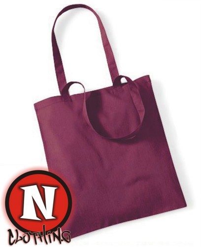 Tote shopping bag plain 100%
