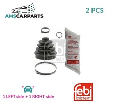 CV JOINT BOOT KIT PAIR FRONT WHEEL SIDE 07873 FEBI BILSTEIN 2PCS NEW