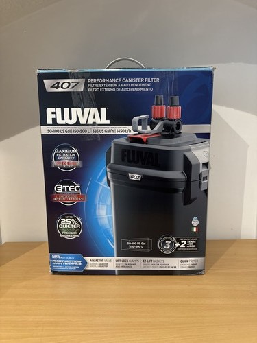 Fluval 407 external filter - fluval,