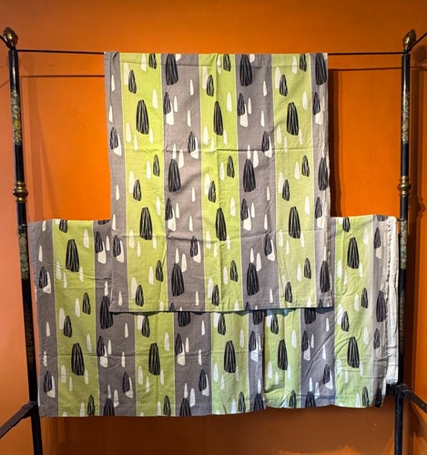 Vintage 1950s barkcloth - 1950s,