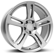 Alloy Wheels 17" Romac Edge Silver For Suzuki Ignis Sport [Mk2] 03-06