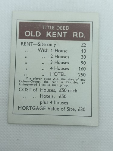 Monopoly vintage spare - vintage,