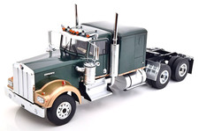 KENWORTH W900 GREEN 1:18 SCALE DIECAST MODEL BY ROAD KINGS RARE CLASSIC TRUCK
