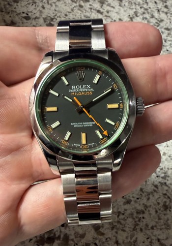 2009 rolex milgauss 116400gv - milgauss,