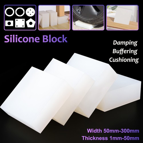 White silicone rubber - white,