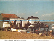 D012872 Fishermens Huts. Felixstowe Ferry. P. Vincent Hemingstone W. I. 1985