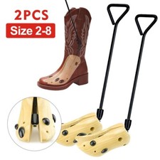 2X Mens Women's Wooden Boot