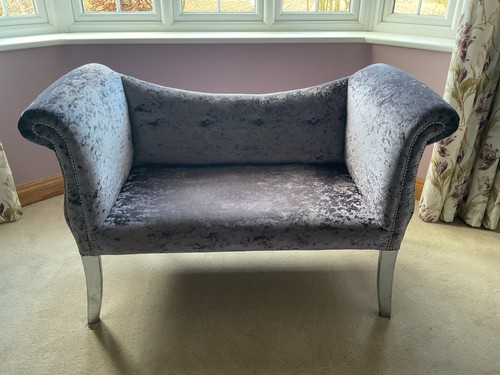 Seater sofa lilac - seater, crushed