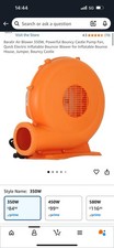 Air Blower 450W, Powerful Bouncy Castle Pump Fan, Quick Electric