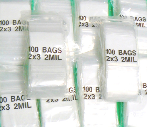 2000 white block bags - block, 2x3