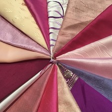 100% SILK + DUPION FABRIC