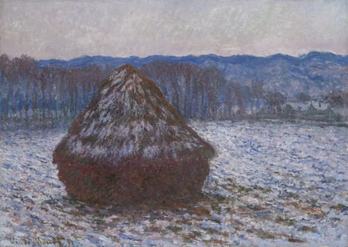 Monet haystack winter - monet, in
