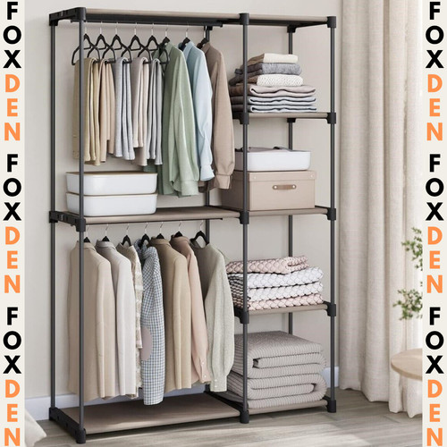 Industrial open wardrobe - industrial,
