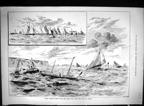 Old 1888 royal thames yacht - 1888,