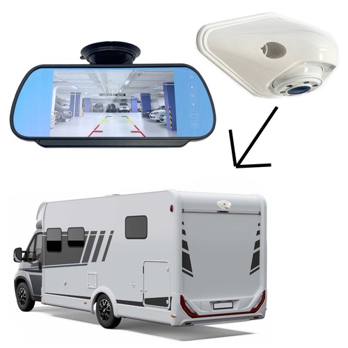 Rear view motorhome - rear,
