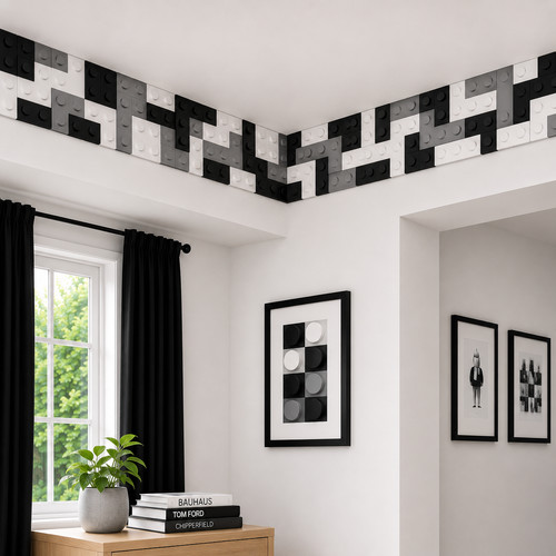 Building block inspired - building, wall