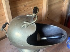 Vintage brass coal - vintage, scuttle