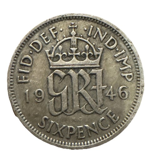 King george sixpence - george, vi