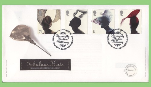 2001 hats set royal mail - g.b.,