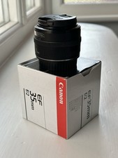 Canon EF 35mm f/2 lens with original box